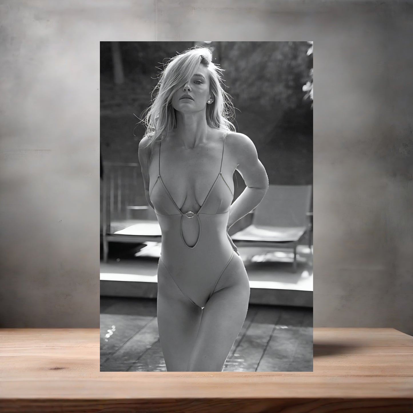 Bar Rafaeli sexy bikini poster with multiple size and finish options. C3
