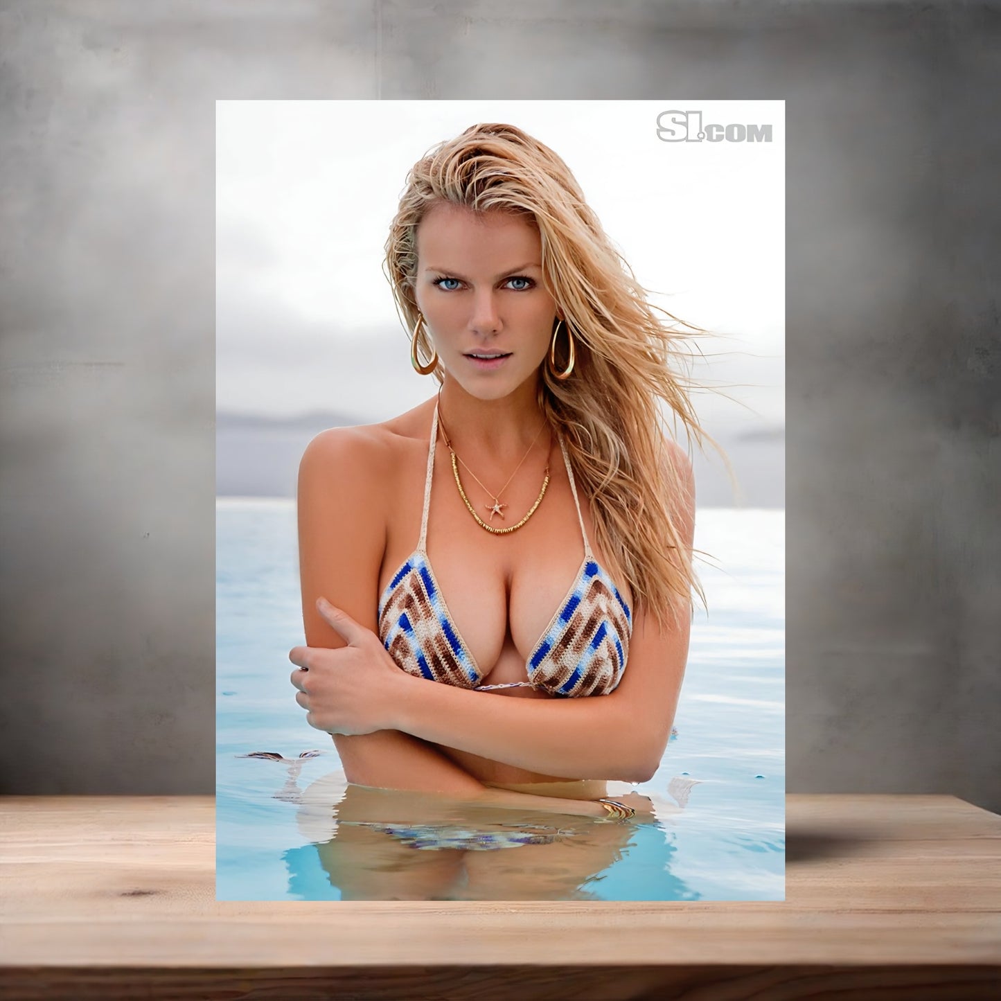 Brooklyn Decker Sports Illustrated swimsuit poster with multiple size and finish options. A6