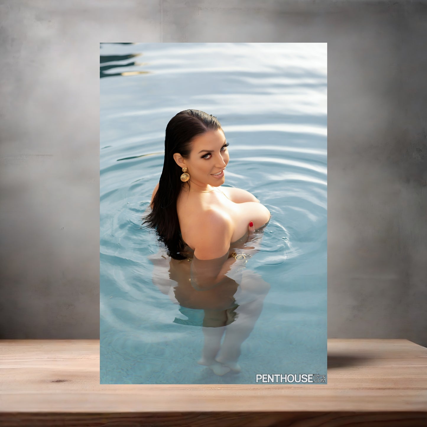Angela White NSFW poster with multiple size and finish options. Adult film star D5