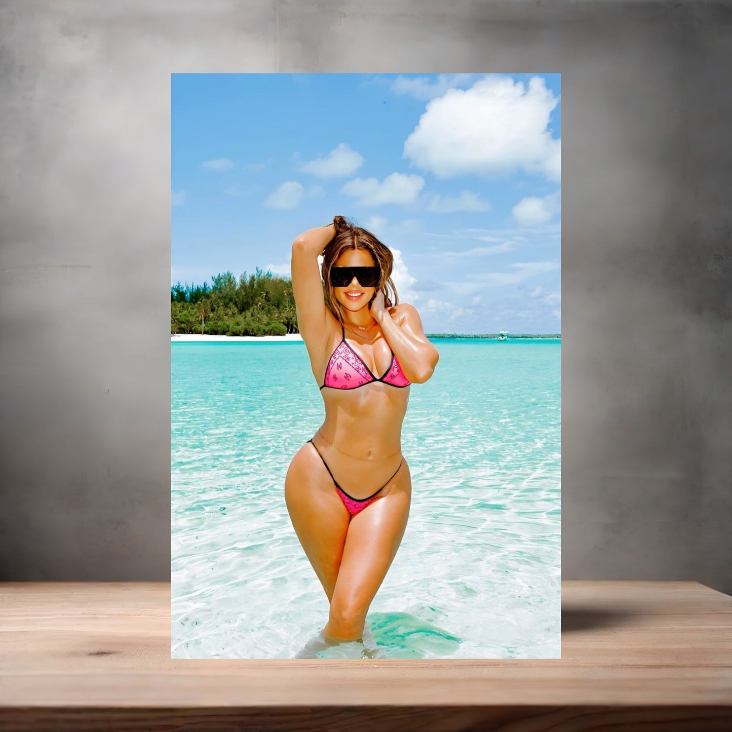 Khloe Kardashian NSFW poster with multiple size and finish options. Sexy b1