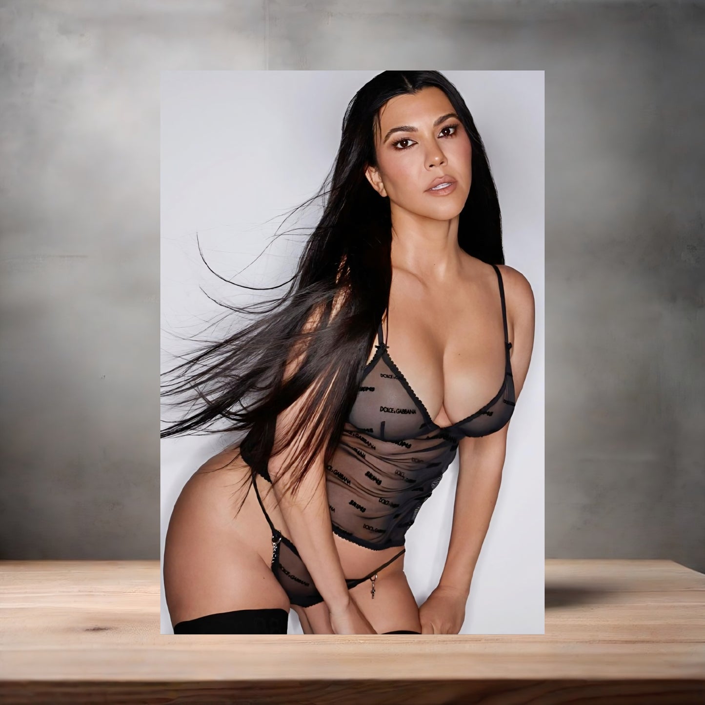 Kourtney Kardashian NSFW poster with multiple size and finish options. Sexy A6
