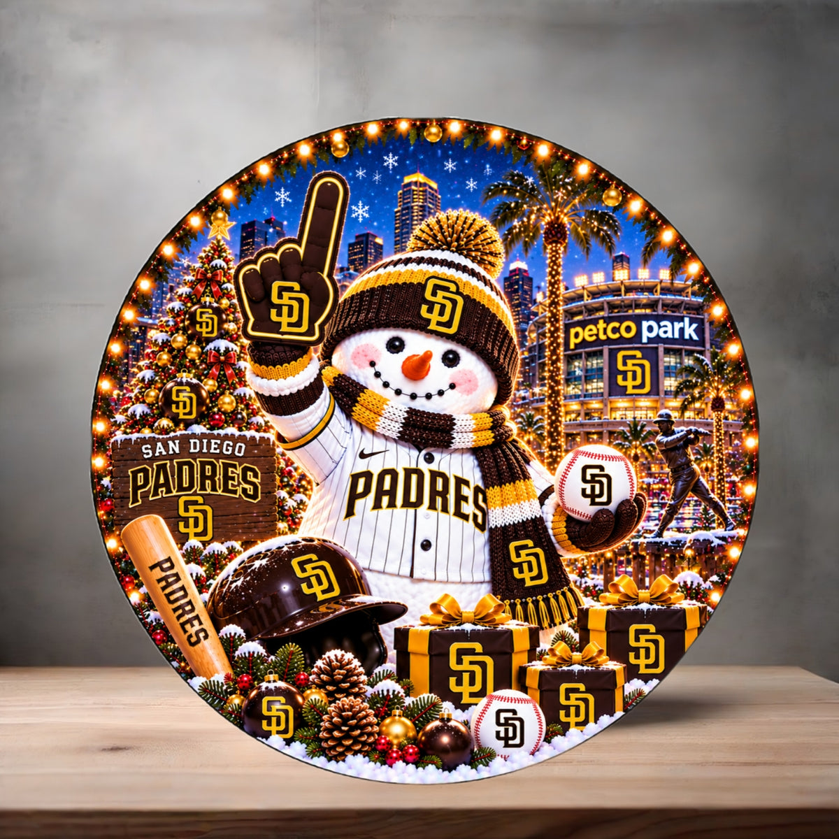 MLB Snowman ceramic Christmas ornament. 15 options to choose from. All NL teams