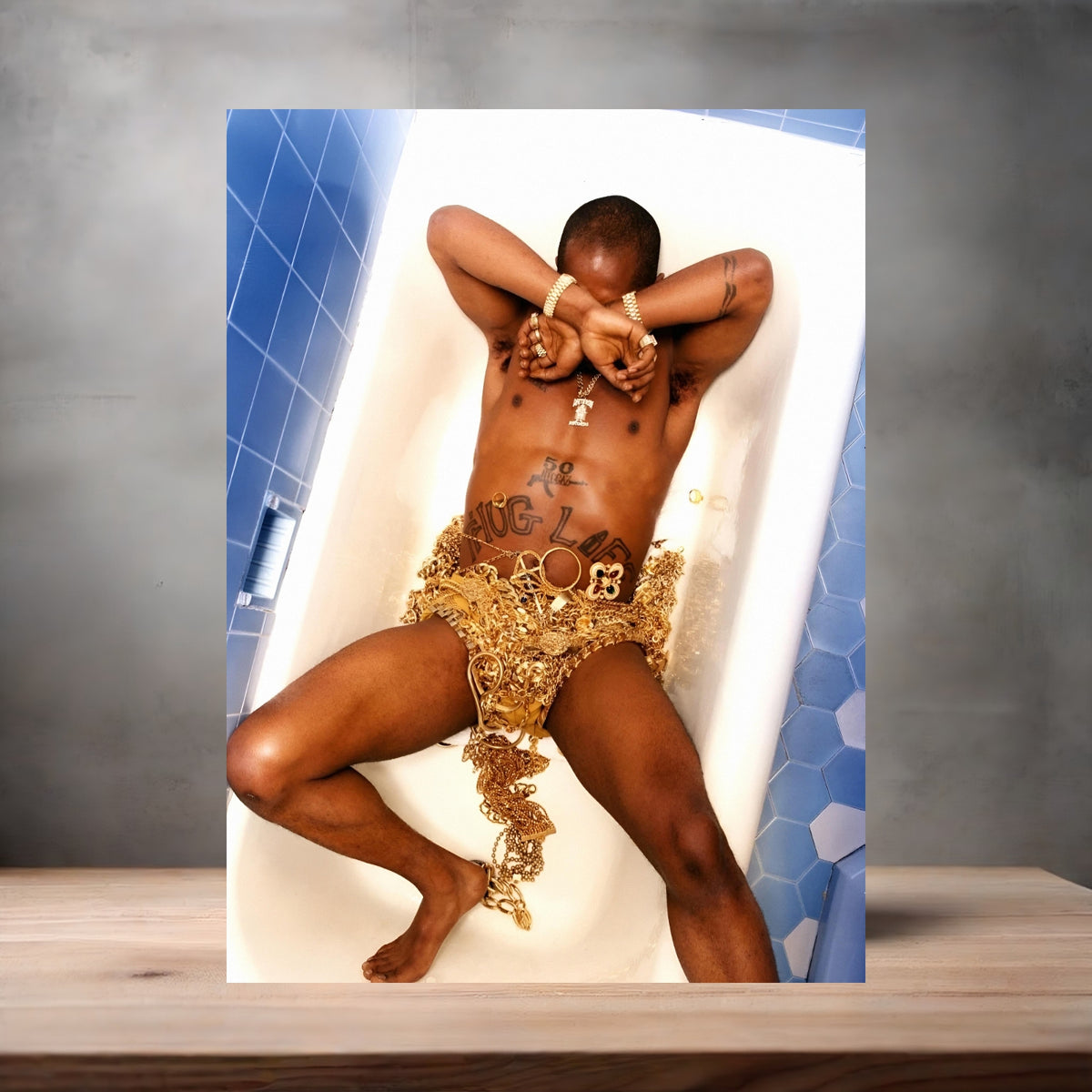 David LaChapelle 8.5" x 11" art print set of 2, glossy and matte. Multiple options, Tupac Shakur 2PAC