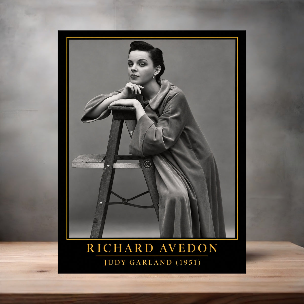 Richard Avedon 8.5" x 11" art print set of 2, glossy and matte. Judy Garland