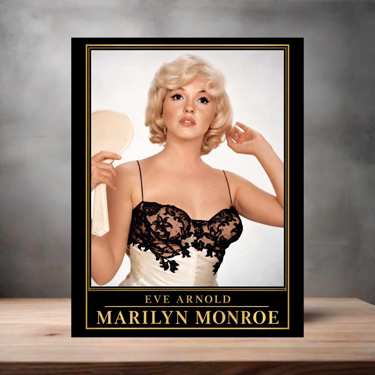 Eve Arnold 8.5" x 11" art print set of 2, glossy and matte. Marilyn Monroe Gold Collection r