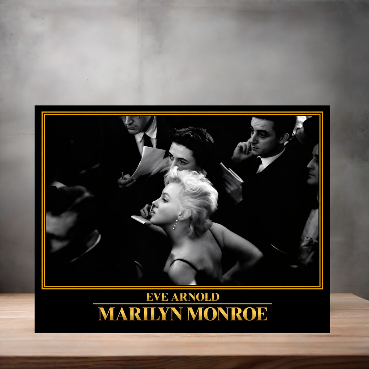 Eve Arnold 8.5" x 11" art print set of 2, glossy and matte. Marilyn Monroe Gold Collection o
