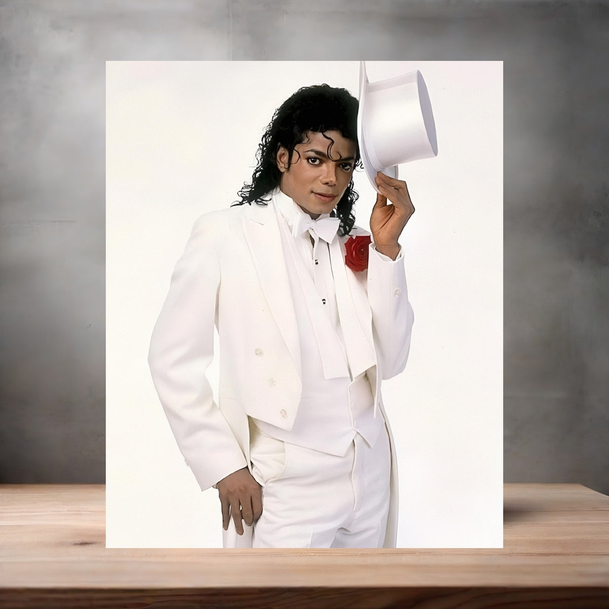 Annie Leibovitz 8.5" x 11" art print set of 2, glossy and matte. Michael Jackson v3