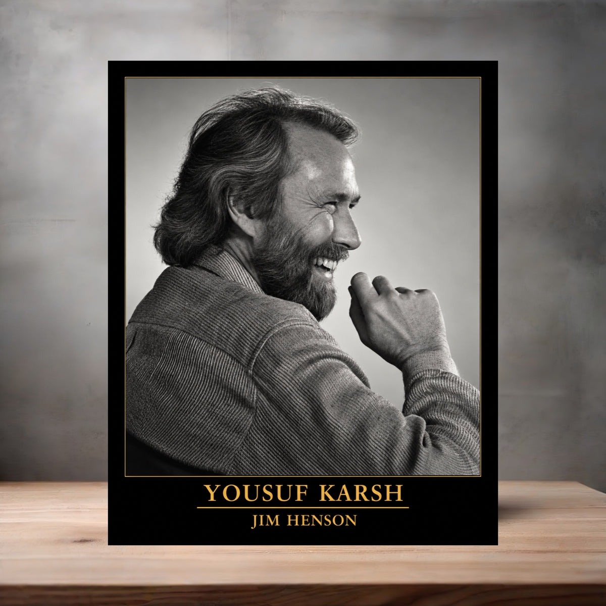 Yousuf Karsh 8.5" x 11" art print set of 2, glossy and matte. Jim Henson v2