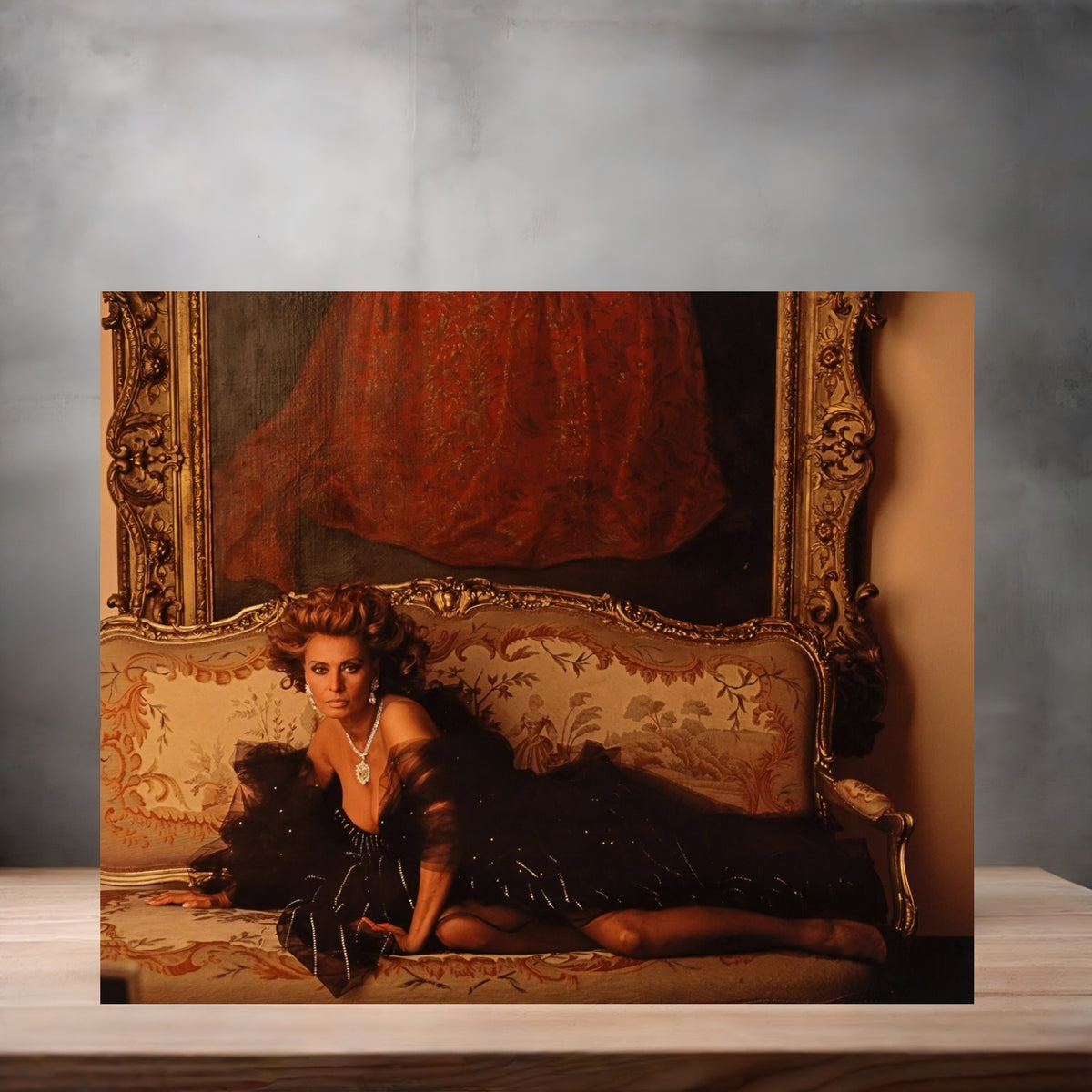 Annie Leibovitz 8.5" x 11" art print set of 2, glossy and matte. Sophia Loren