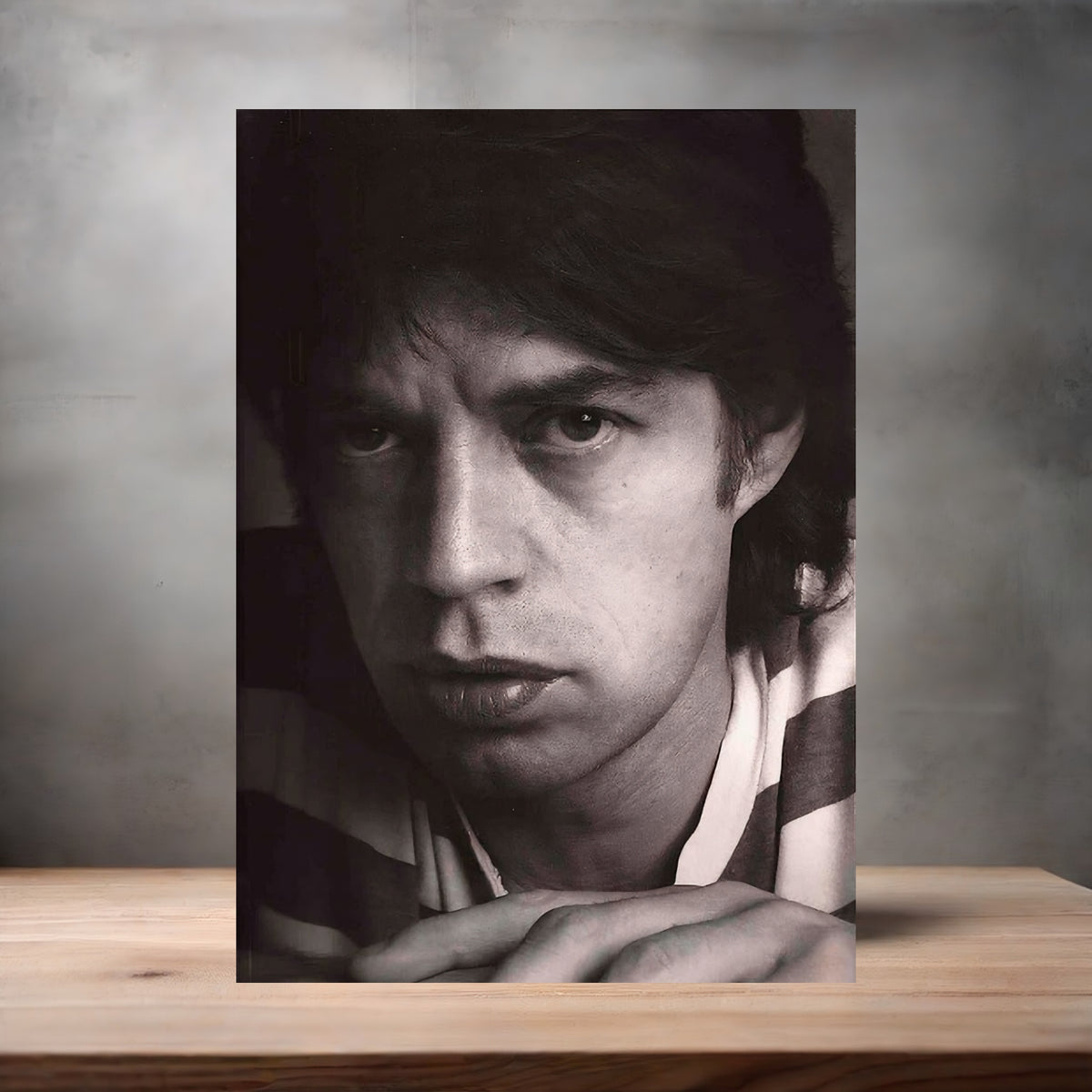Annie Leibovitz 8.5" x 11" art print set of 2, glossy and matte. Mick Jagger
