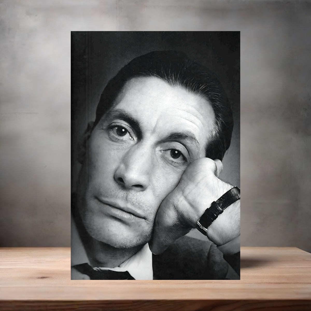 Annie Leibovitz 8.5" x 11" art print set of 2, glossy and matte. Charlie Watts