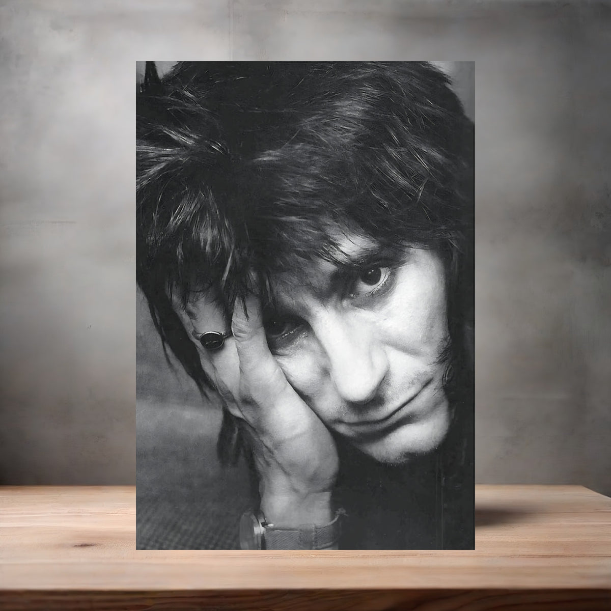 Annie Leibovitz 8.5" x 11" art print set of 2, glossy and matte. Ronnie Wood