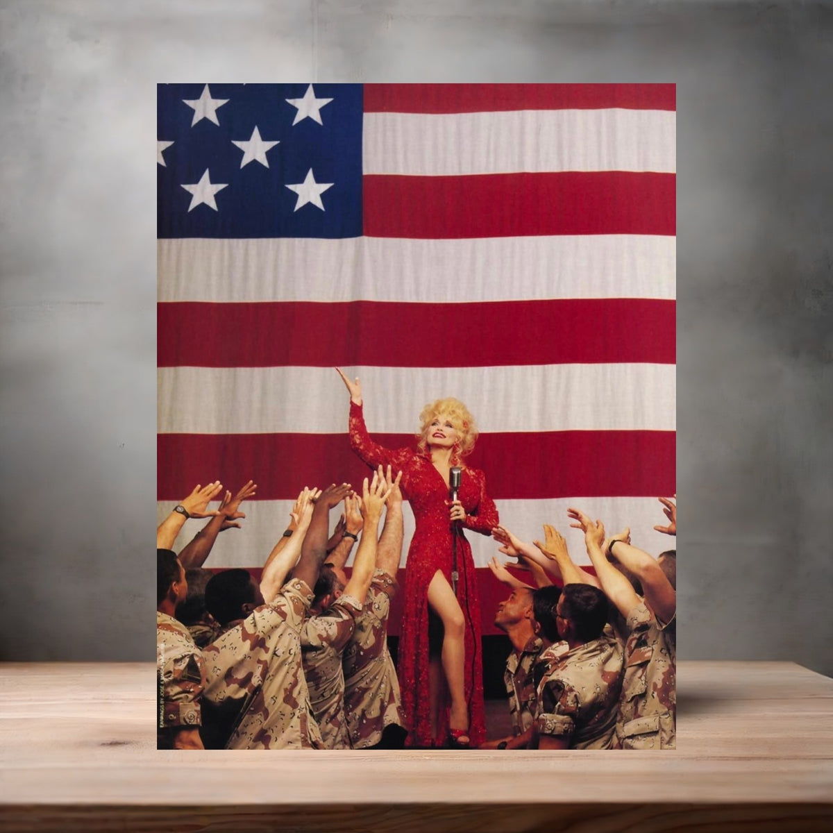 Annie Leibovitz 8.5" x 11" art print set of 2, glossy and matte. Dolly Parton