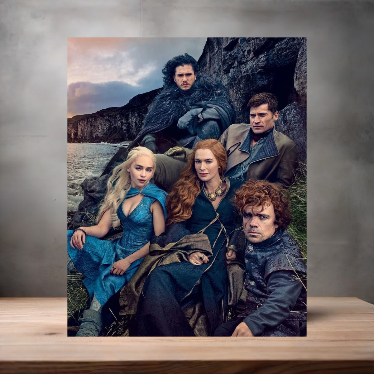 Annie Leibovitz 8.5" x 11" art print set of 2, glossy and matte. Game of Thrones cast