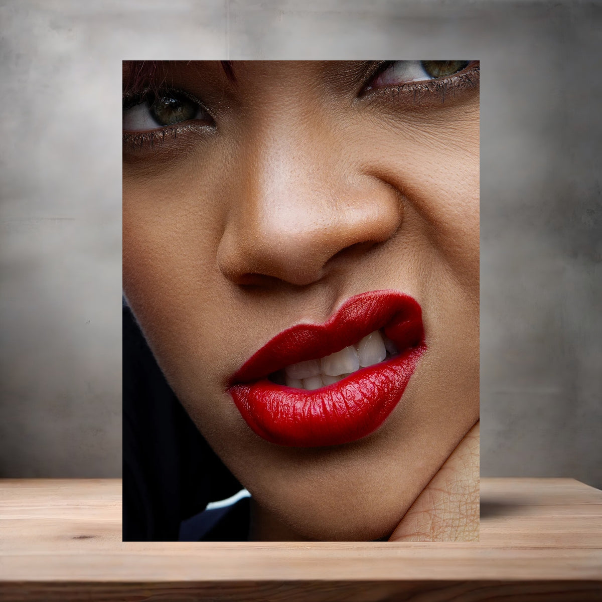 Annie Leibovitz 8.5" x 11" art print set of 2, glossy and matte. Rihanna v4