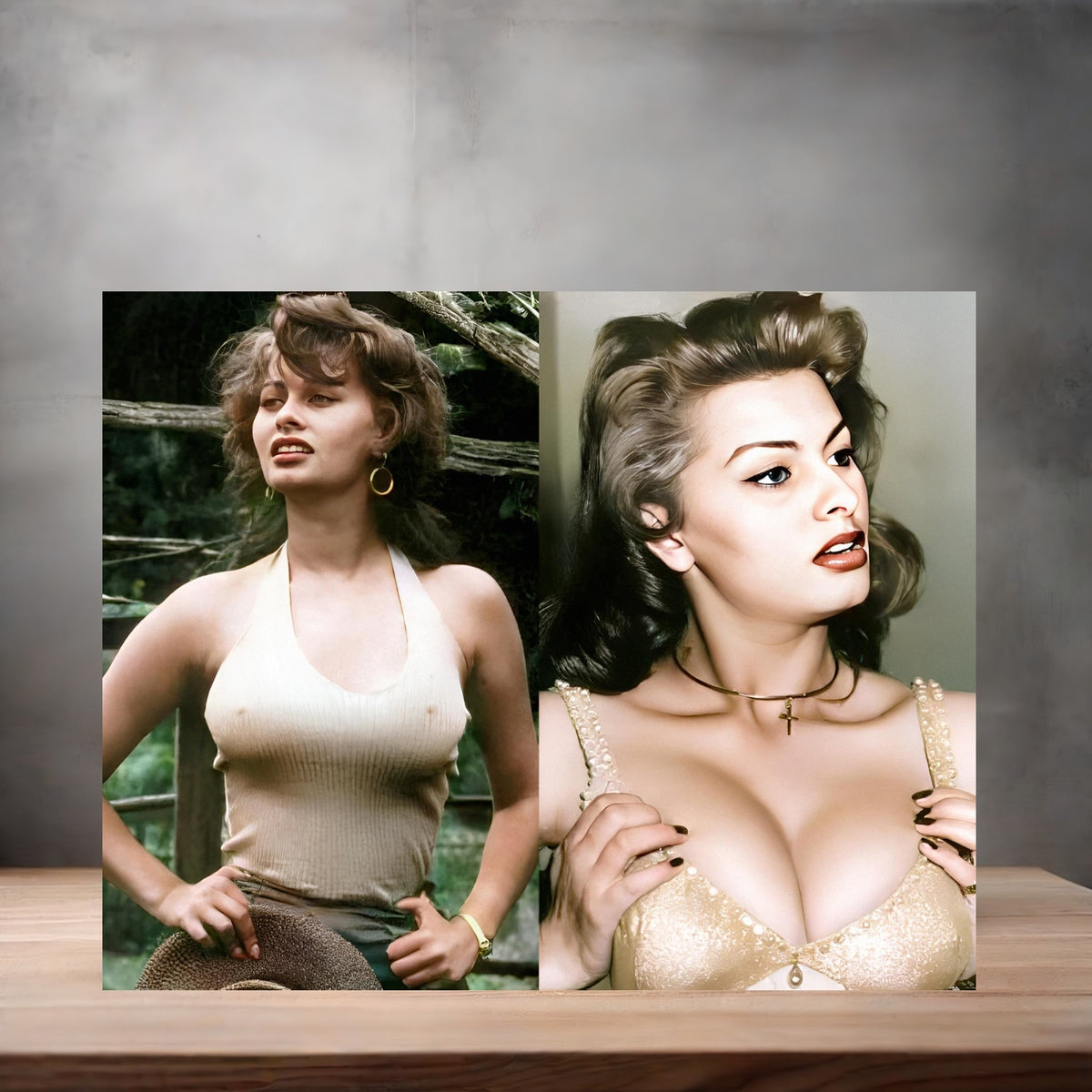 Sophia Loren poster with multiple size and finish options. C9