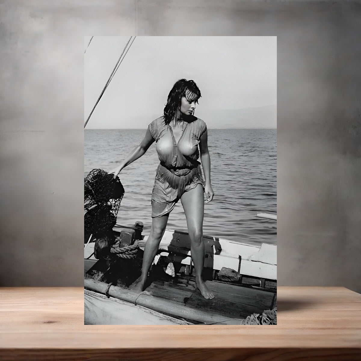 Sophia Loren poster with multiple size and finish options. B7
