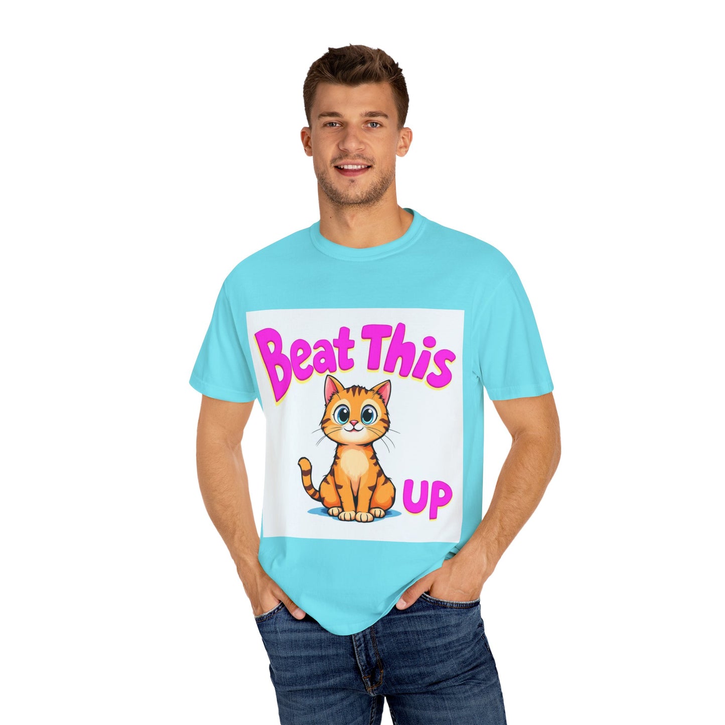 Playful Cat Tee - mature beat this up
