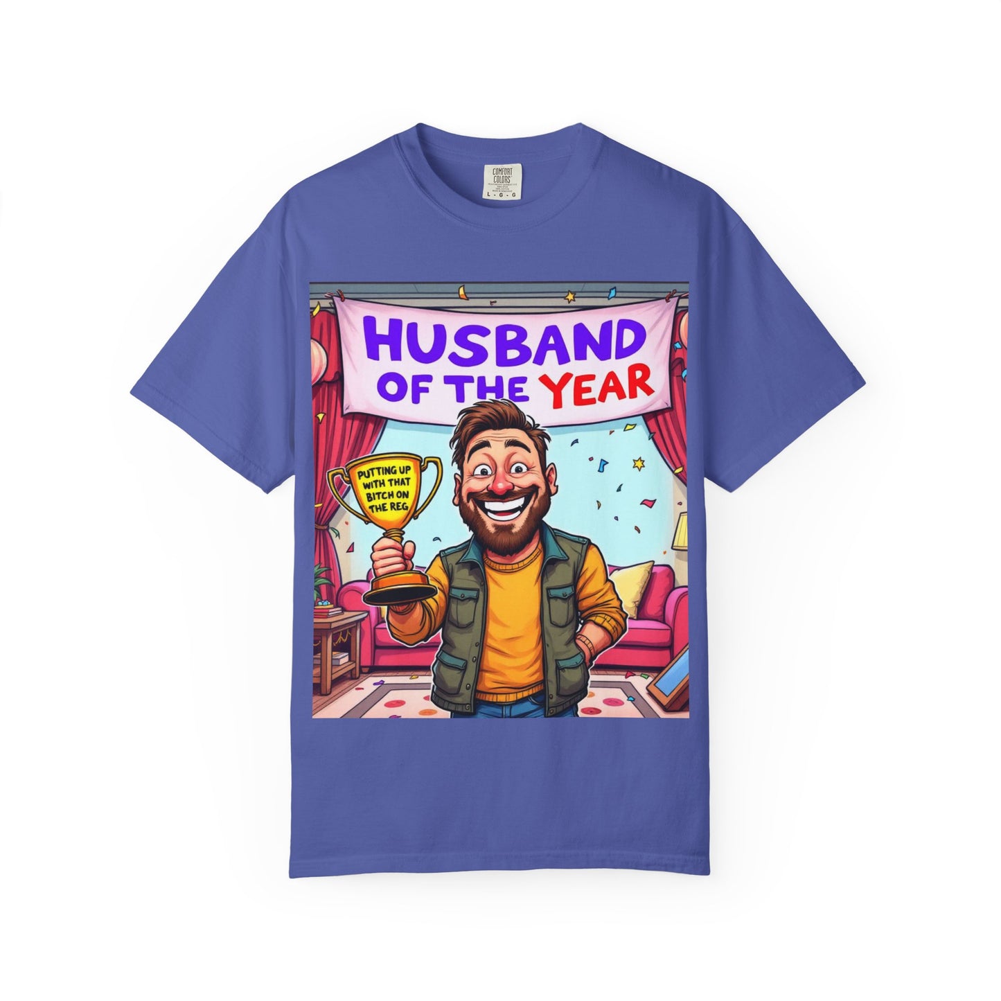 Husband of the Year T-Shirt, Funny Gift for Him, Unisex Tee, Anniversary Tee,