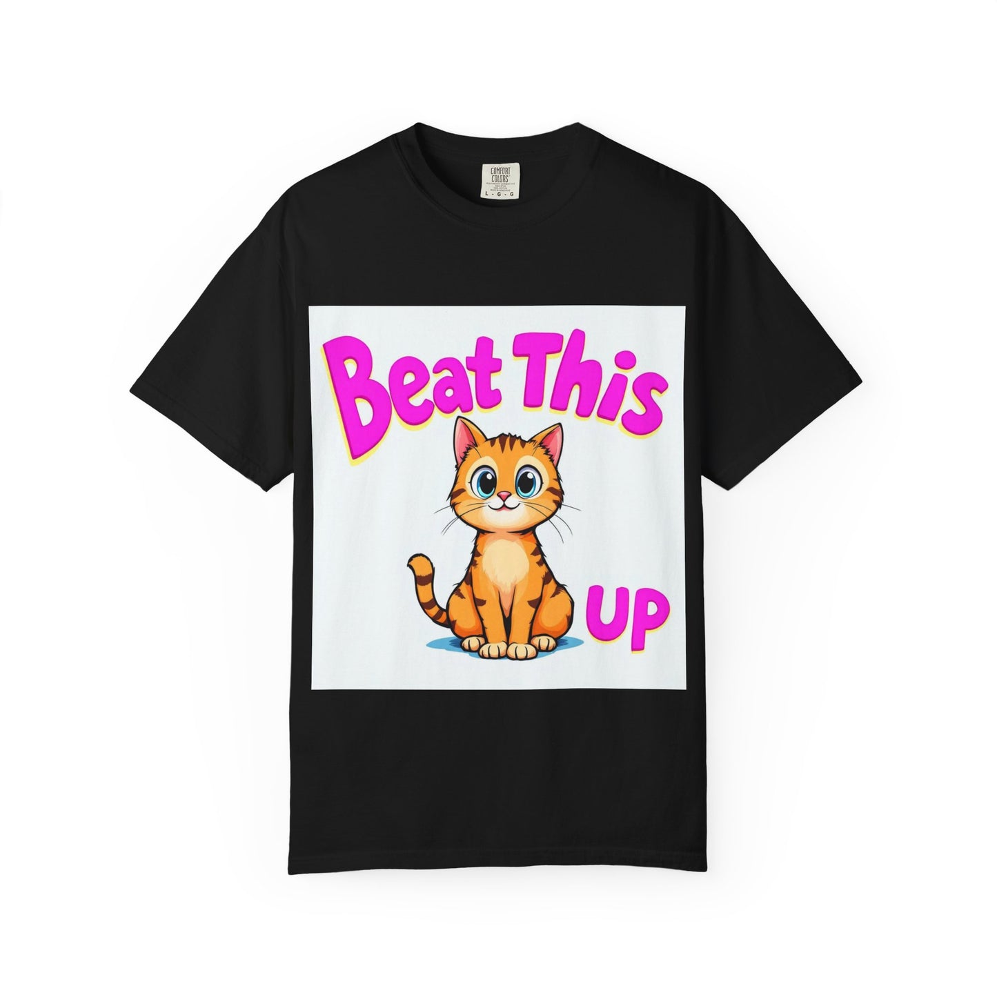 Playful Cat Tee - mature beat this up