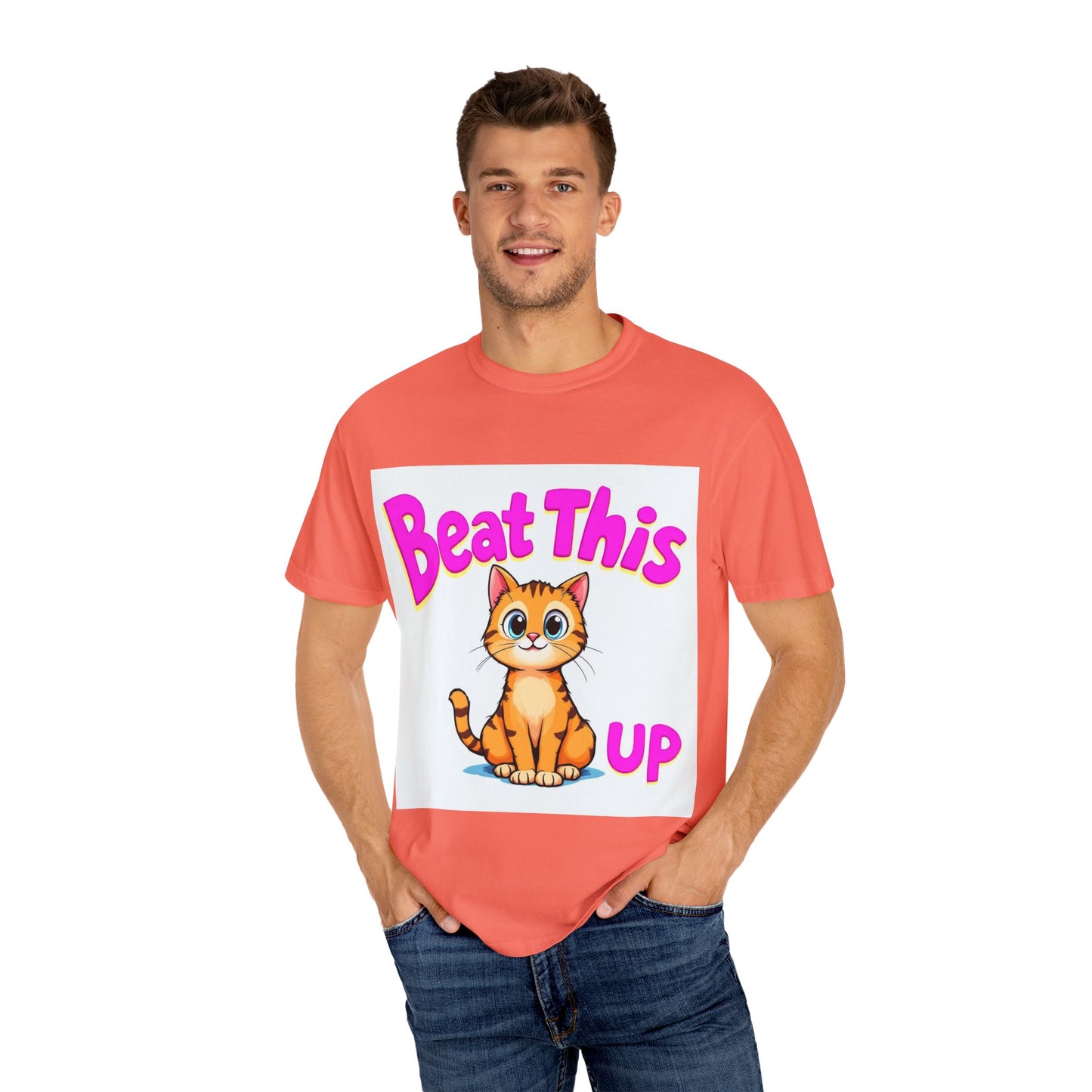 Playful Cat Tee - mature beat this up