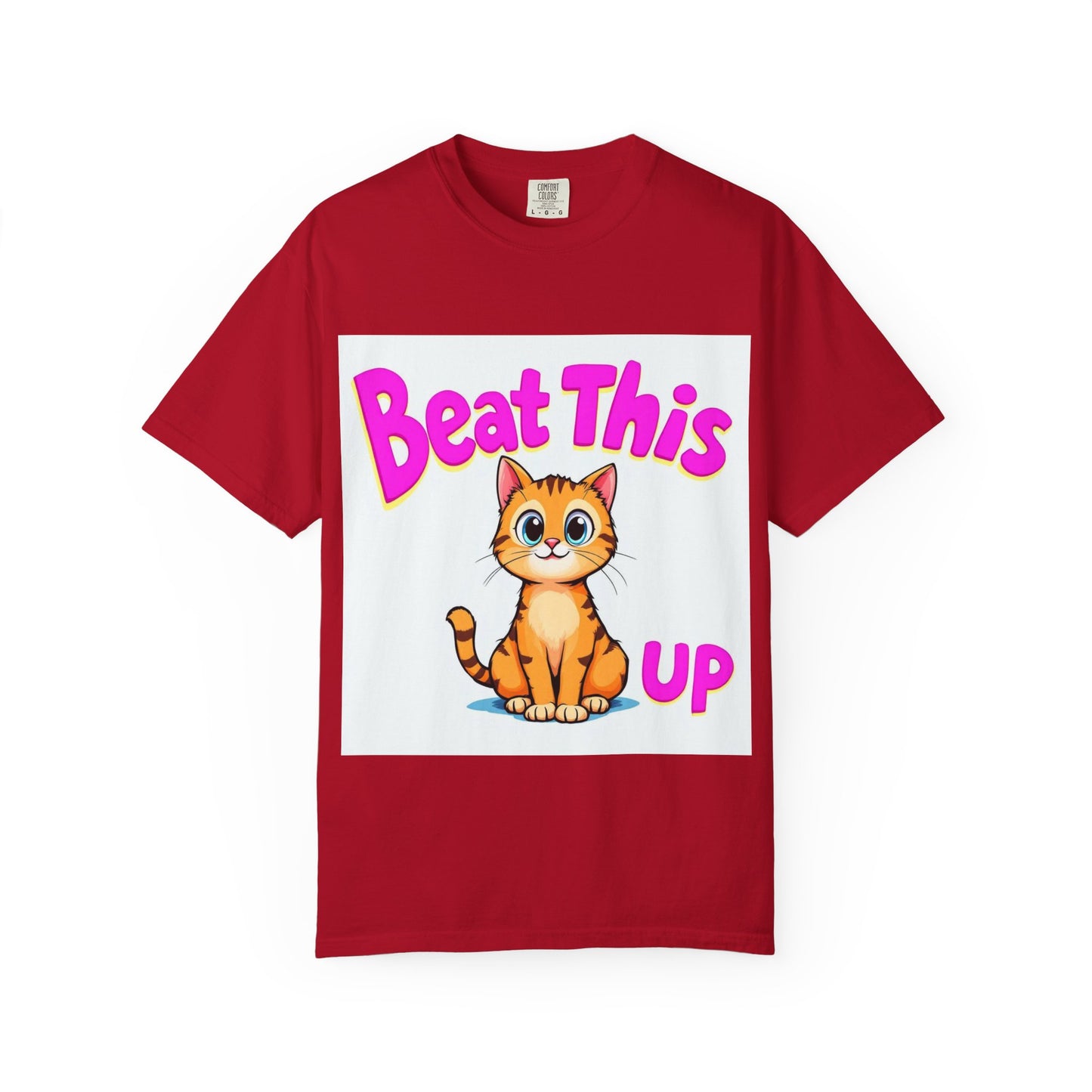 Playful Cat Tee - mature beat this up