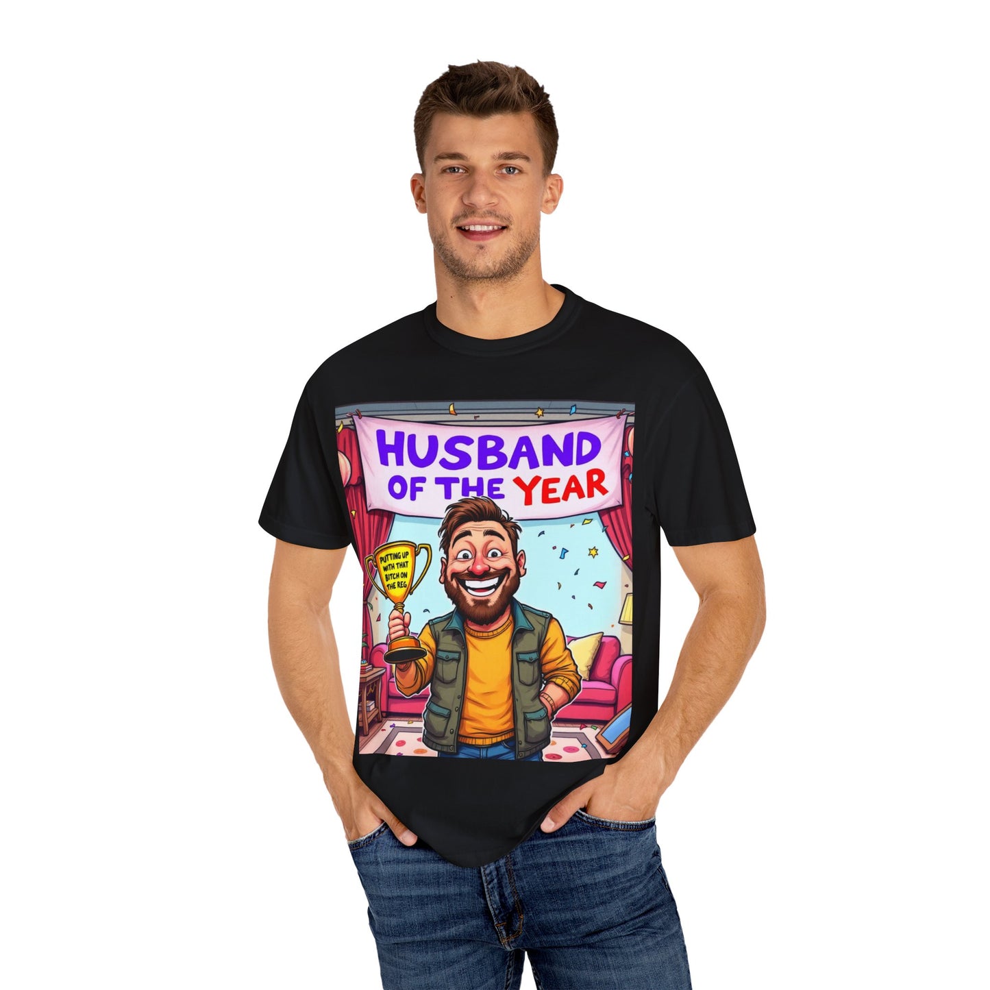 Husband of the Year T-Shirt, Funny Gift for Him, Unisex Tee, Anniversary Tee,