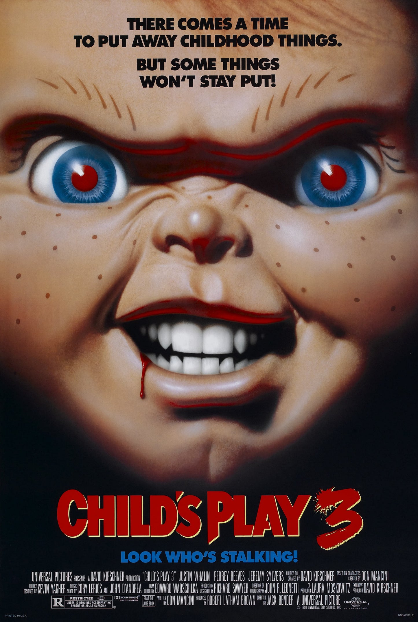 Child's Play 3, 13"x 19" movie poster.