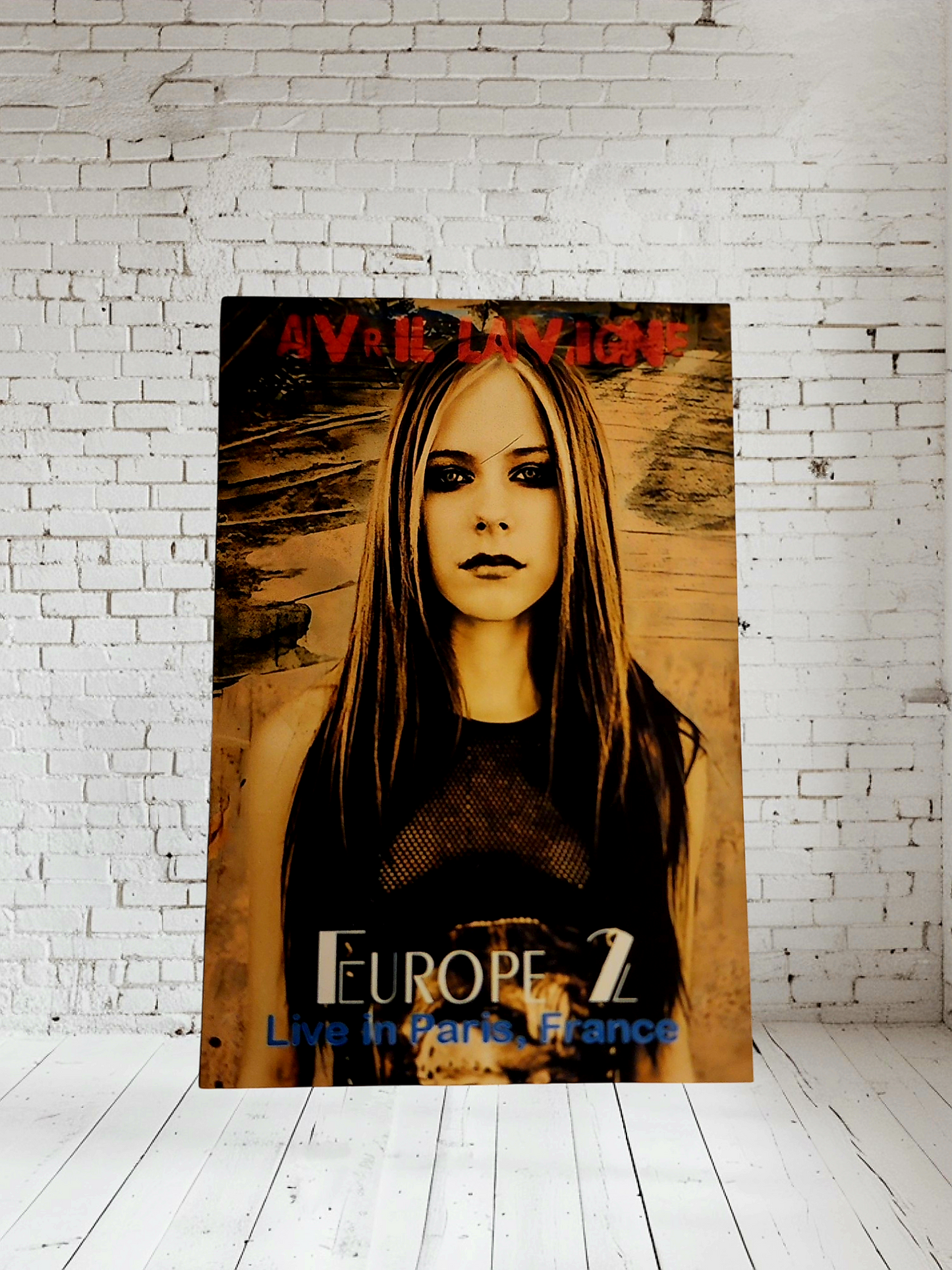 Avril Lavigne concert and album posters on Aluminum print. Multiple sizes and prints available (Copy)