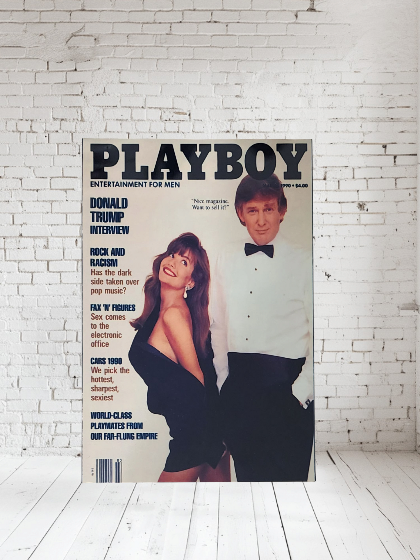 Playboy Magazine covers on Aluminum print. Multiple sizes and prints available
