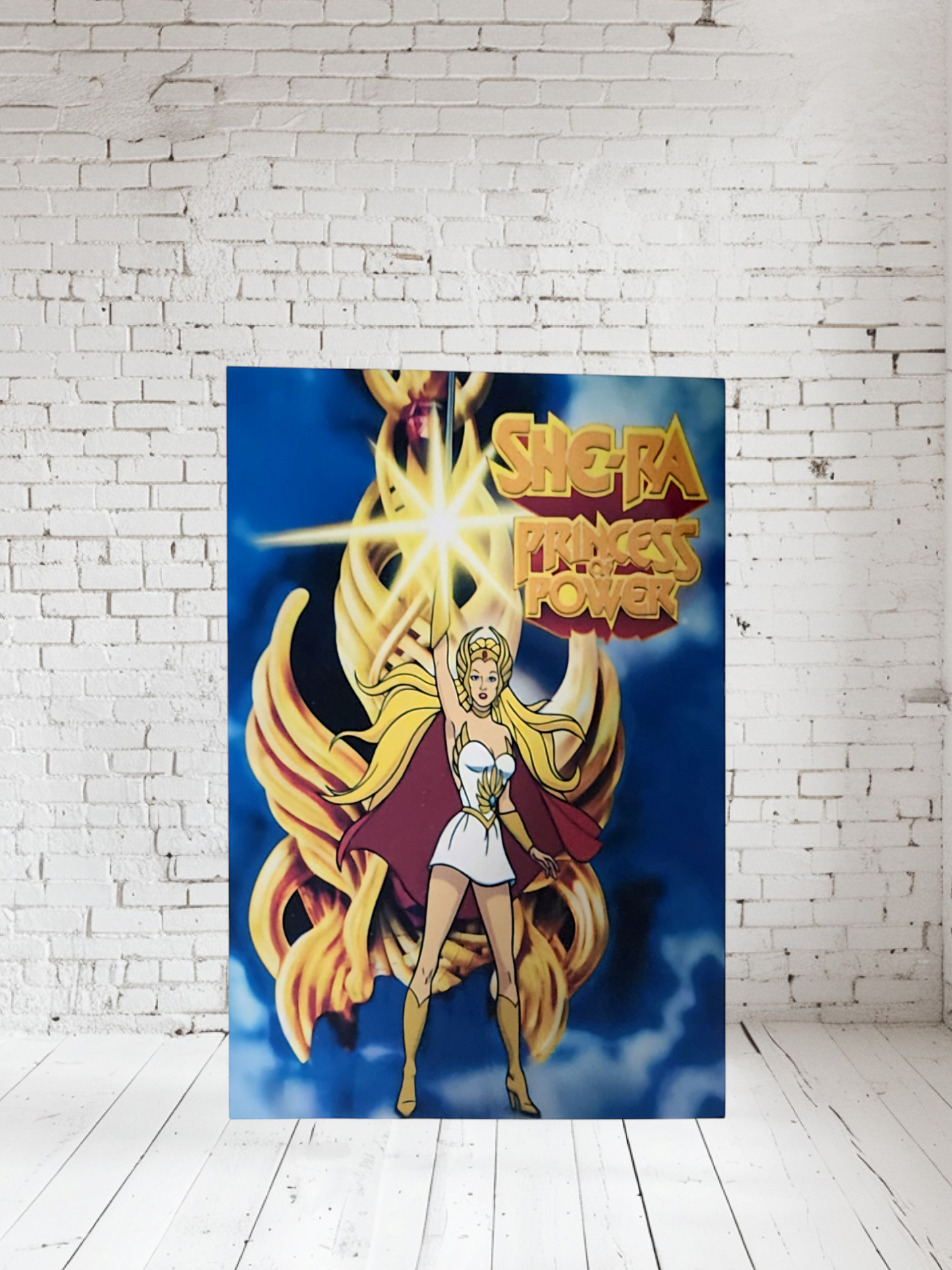 1980's cartoon series on Aluminum print. Multiple sizes and prints available. Smurfs, Thundercats and more