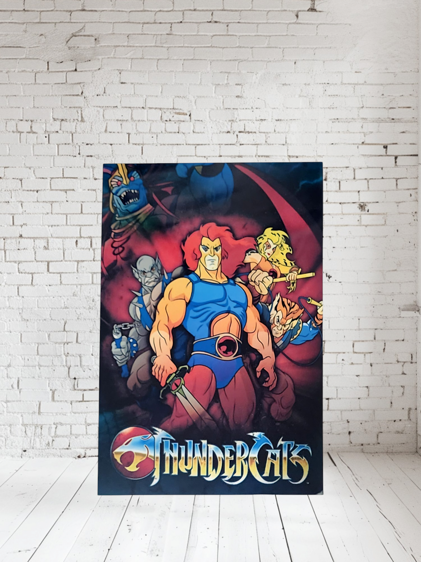 1980's cartoon series on Aluminum print. Multiple sizes and prints available. Smurfs, Thundercats and more