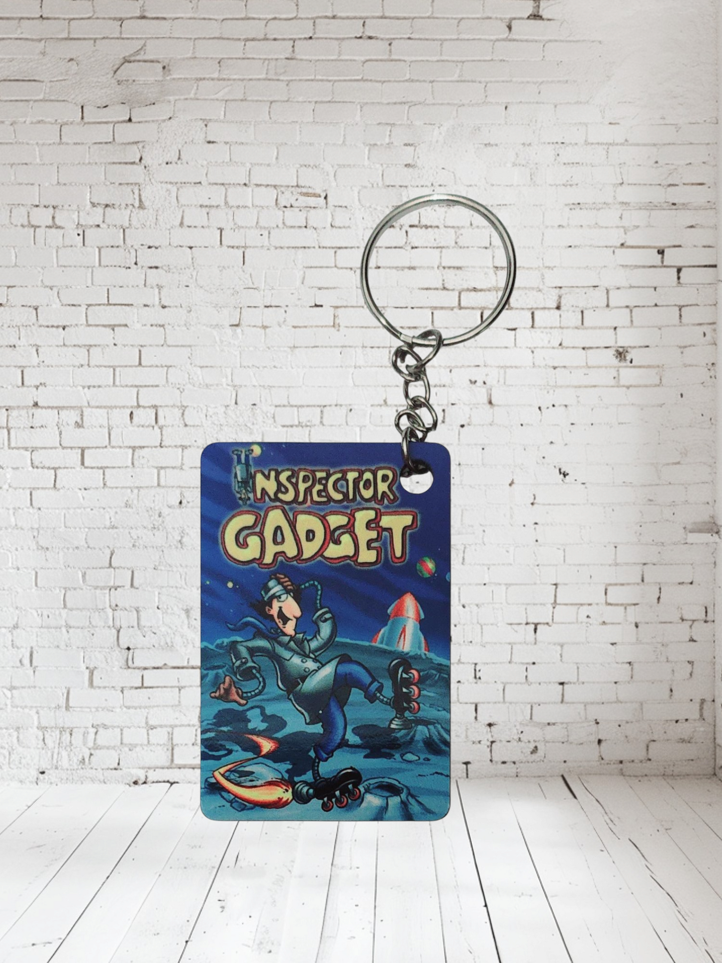 1980's cartoons The Smurfs, Thundercats, Inspecor Gadget and more poster keychains. Multiple designs to choose from
