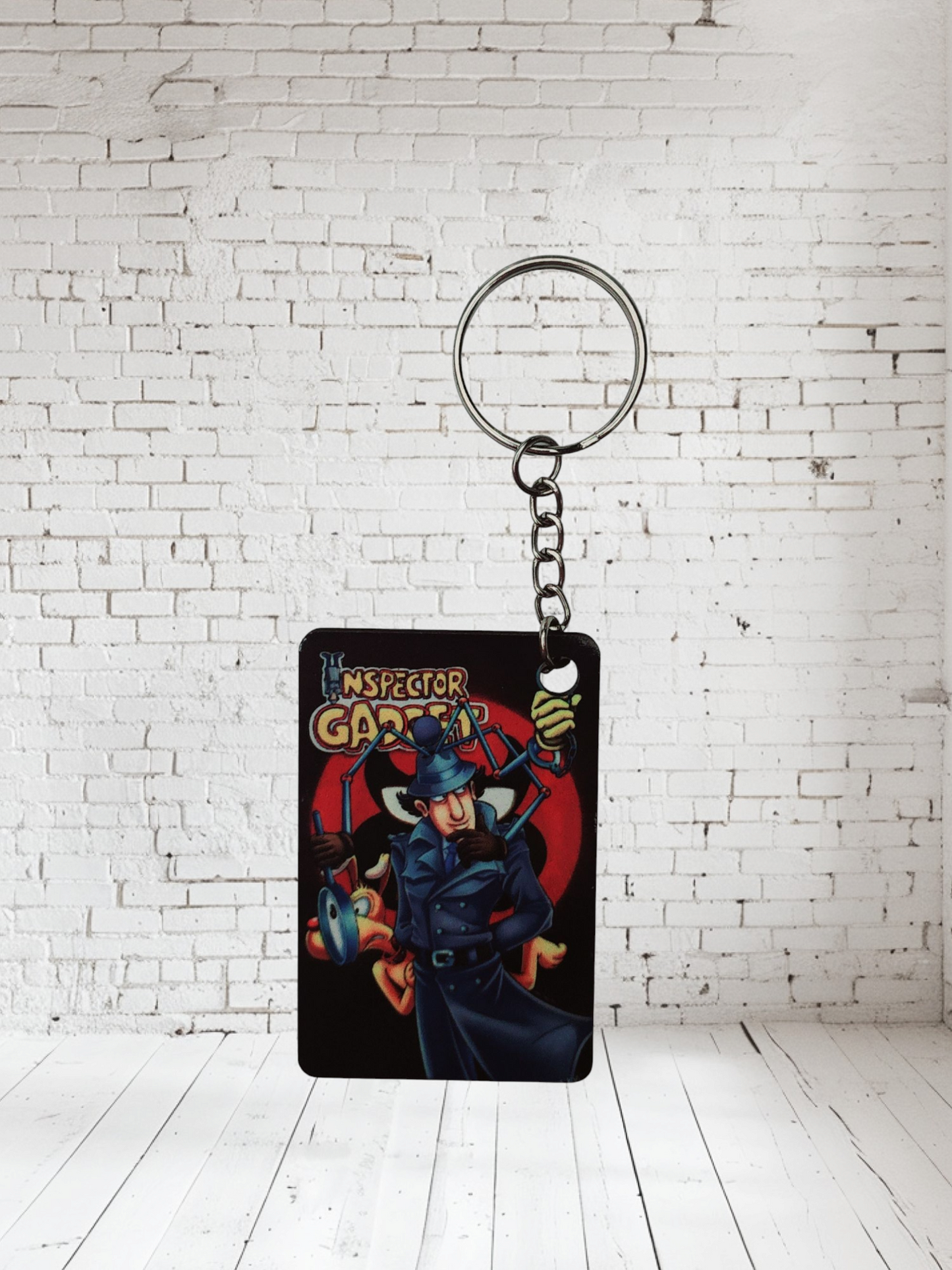 1980's cartoons The Smurfs, Thundercats, Inspecor Gadget and more poster keychains. Multiple designs to choose from