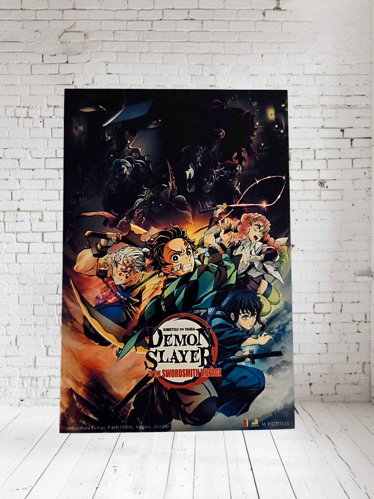 Anime Demon Slayer Aluminum prints. Multiple sizes and prints available