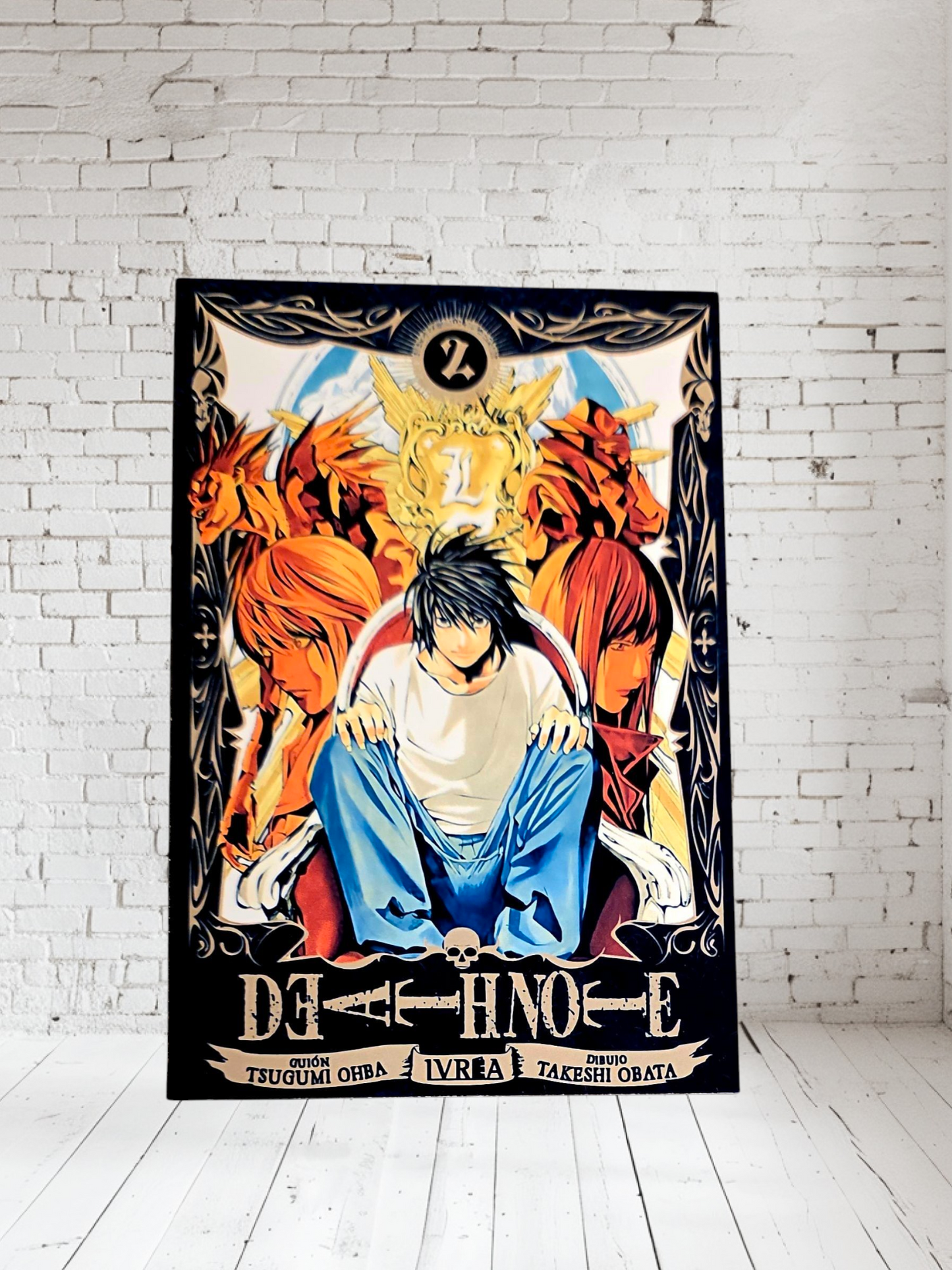 Death Note Anime series Aluminum print. Multiple sizes and prints available
