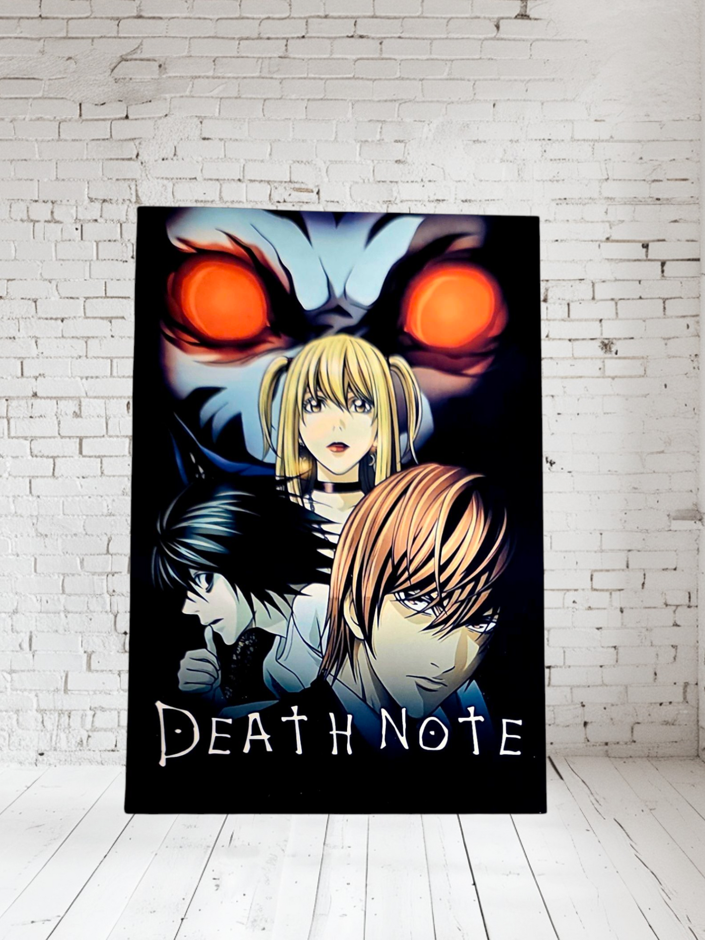 Death Note Anime series Aluminum print. Multiple sizes and prints available