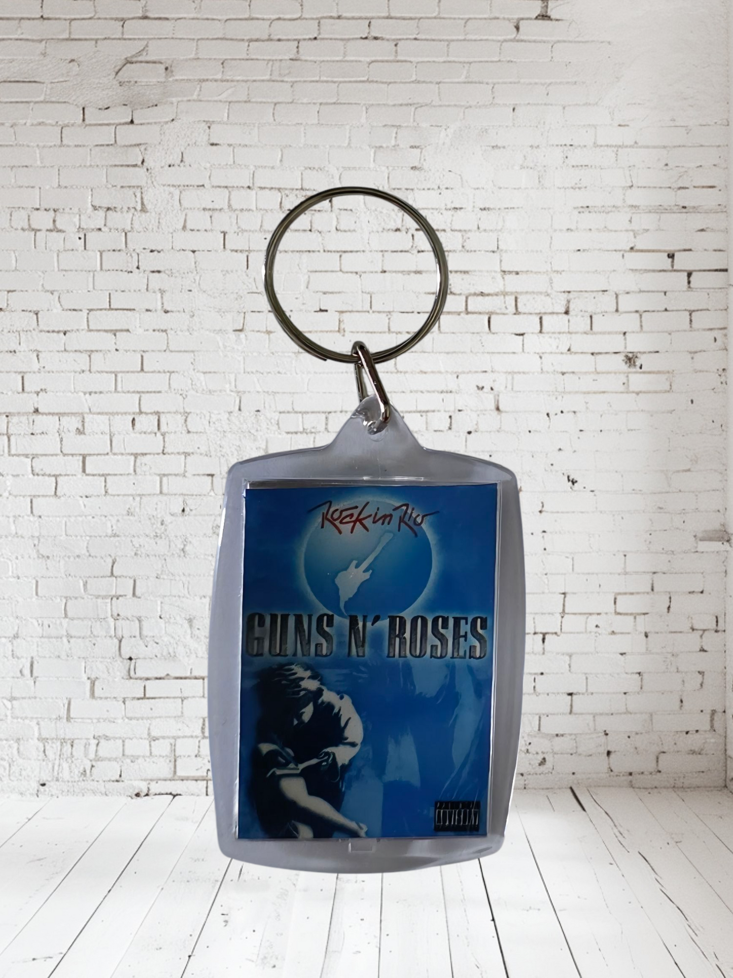 Guns n Roses concert poster and album cover keychains. Multiple designs to choose from