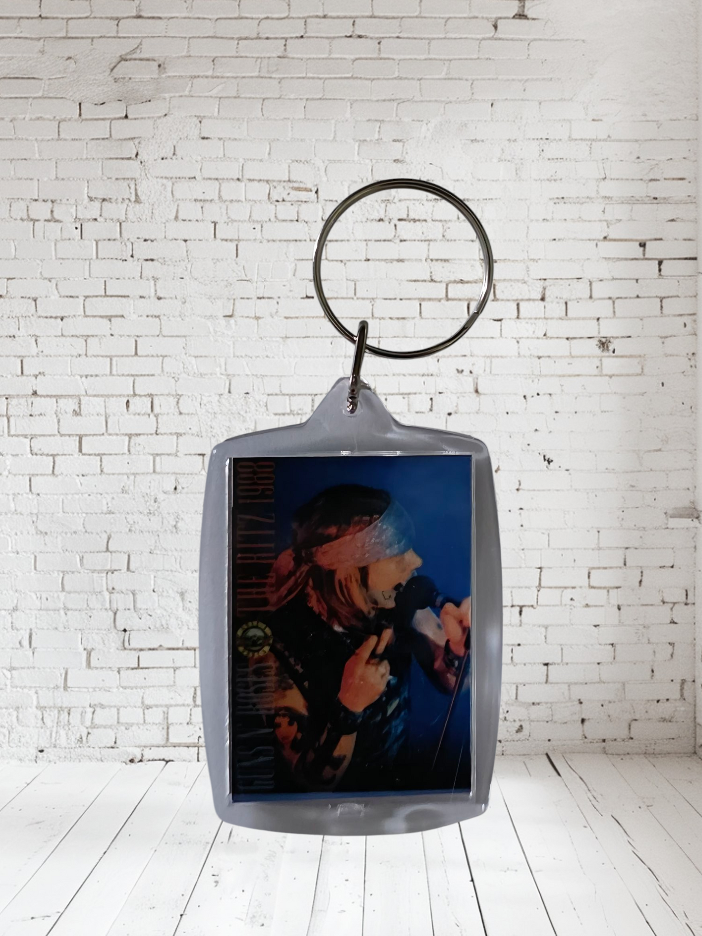 Guns n Roses concert poster and album cover keychains. Multiple designs to choose from