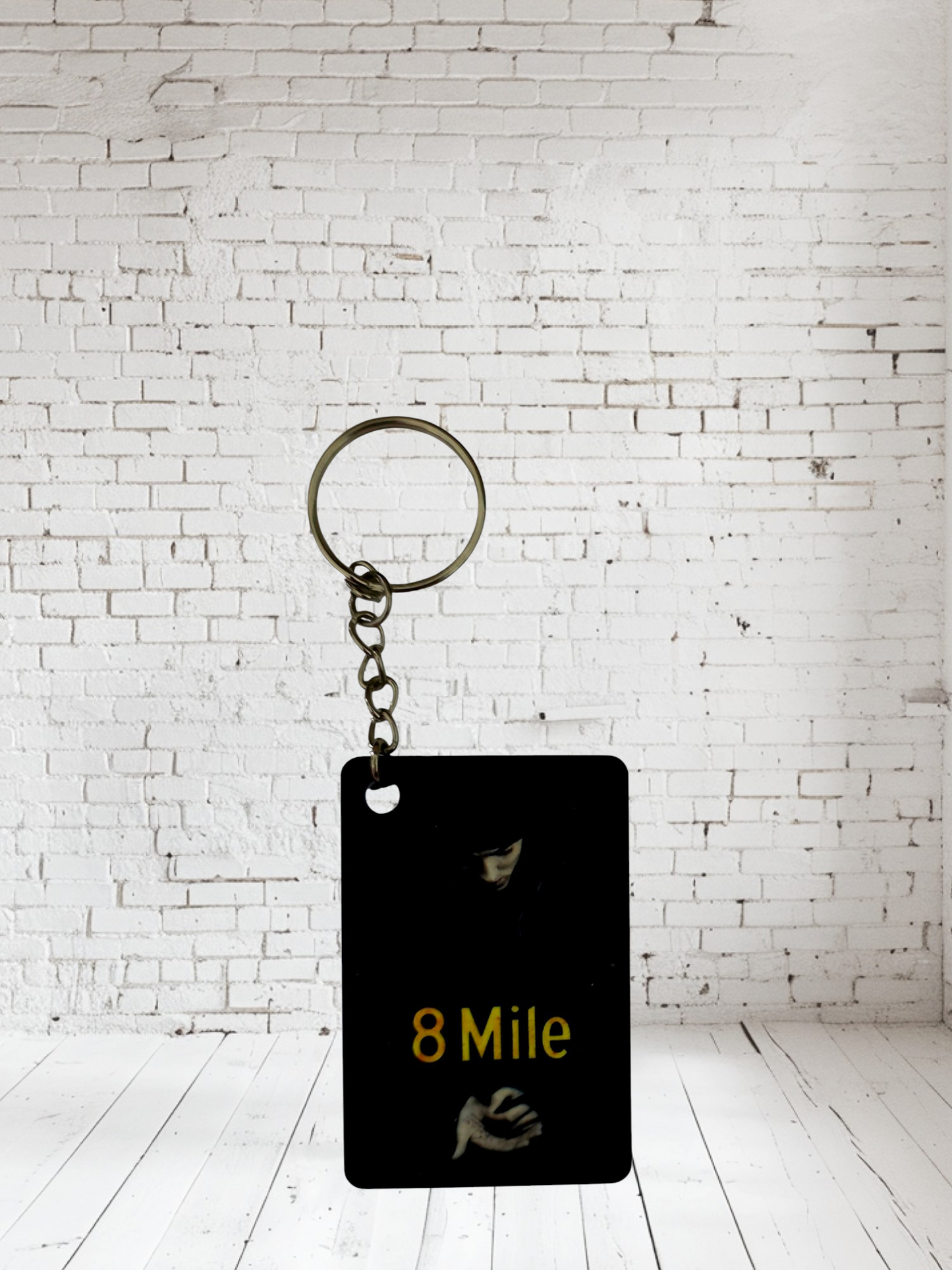 Eminem concert poster and album cover keychains. Multiple designs to choose from