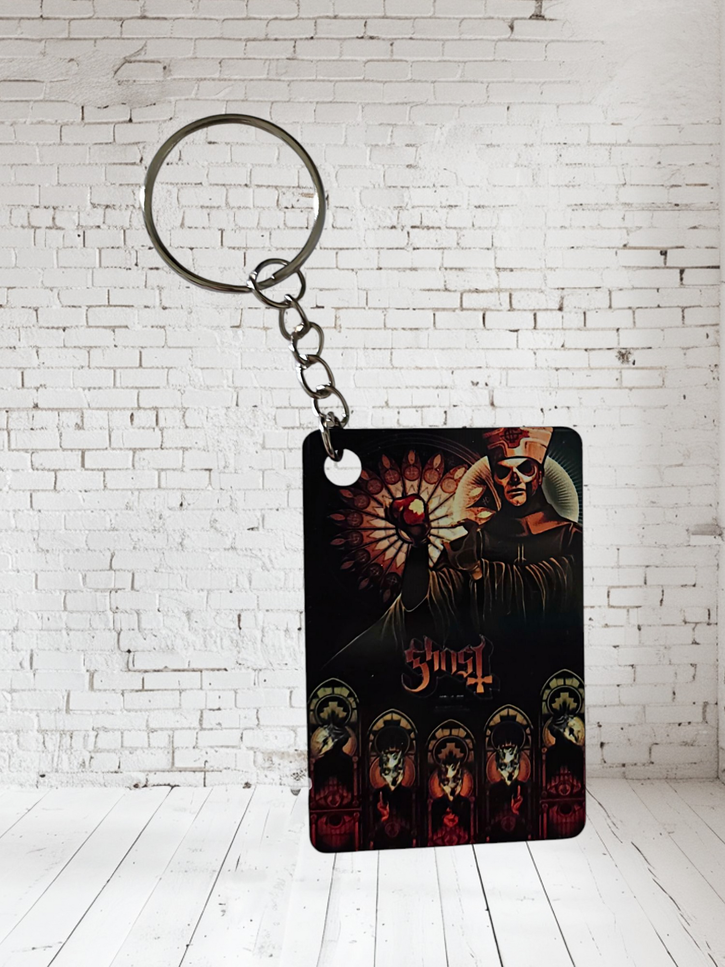 Ghost band keychain collection. Multiple designs to pick from