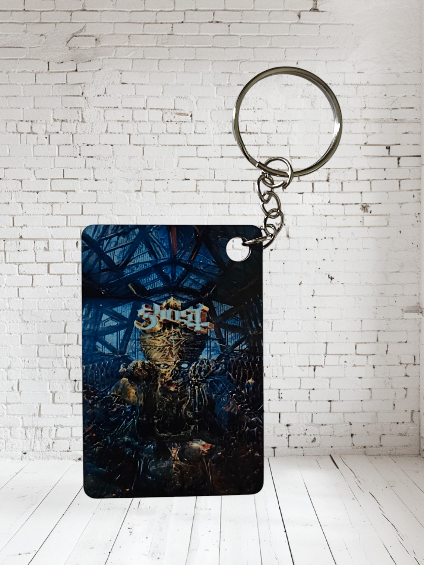 Ghost band keychain collection. Multiple designs to pick from