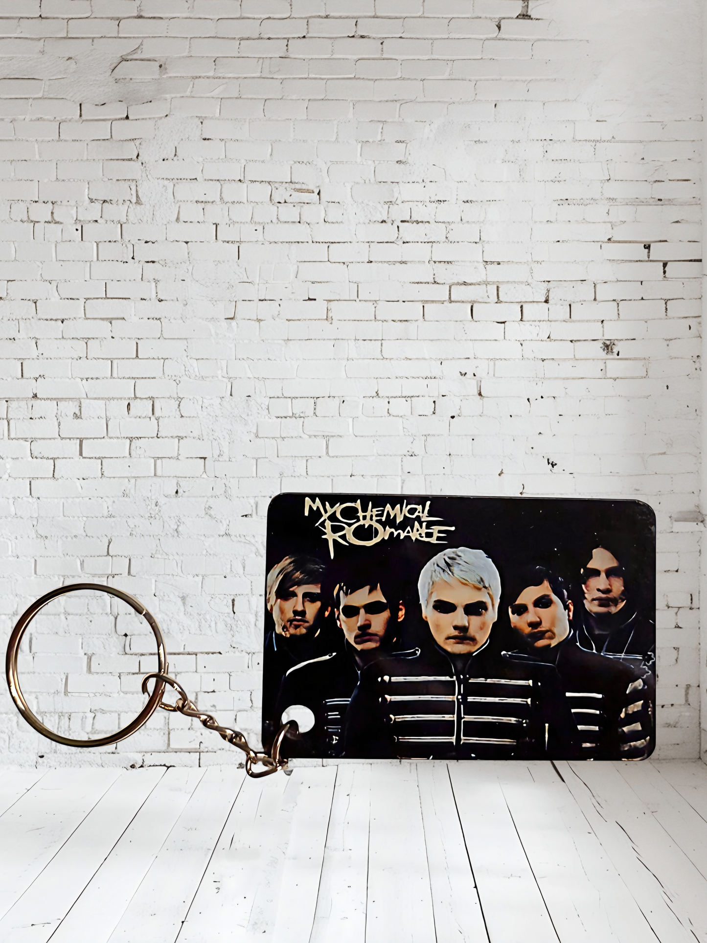 My Chemical Romance keychain collection. Multiple designs to pick from