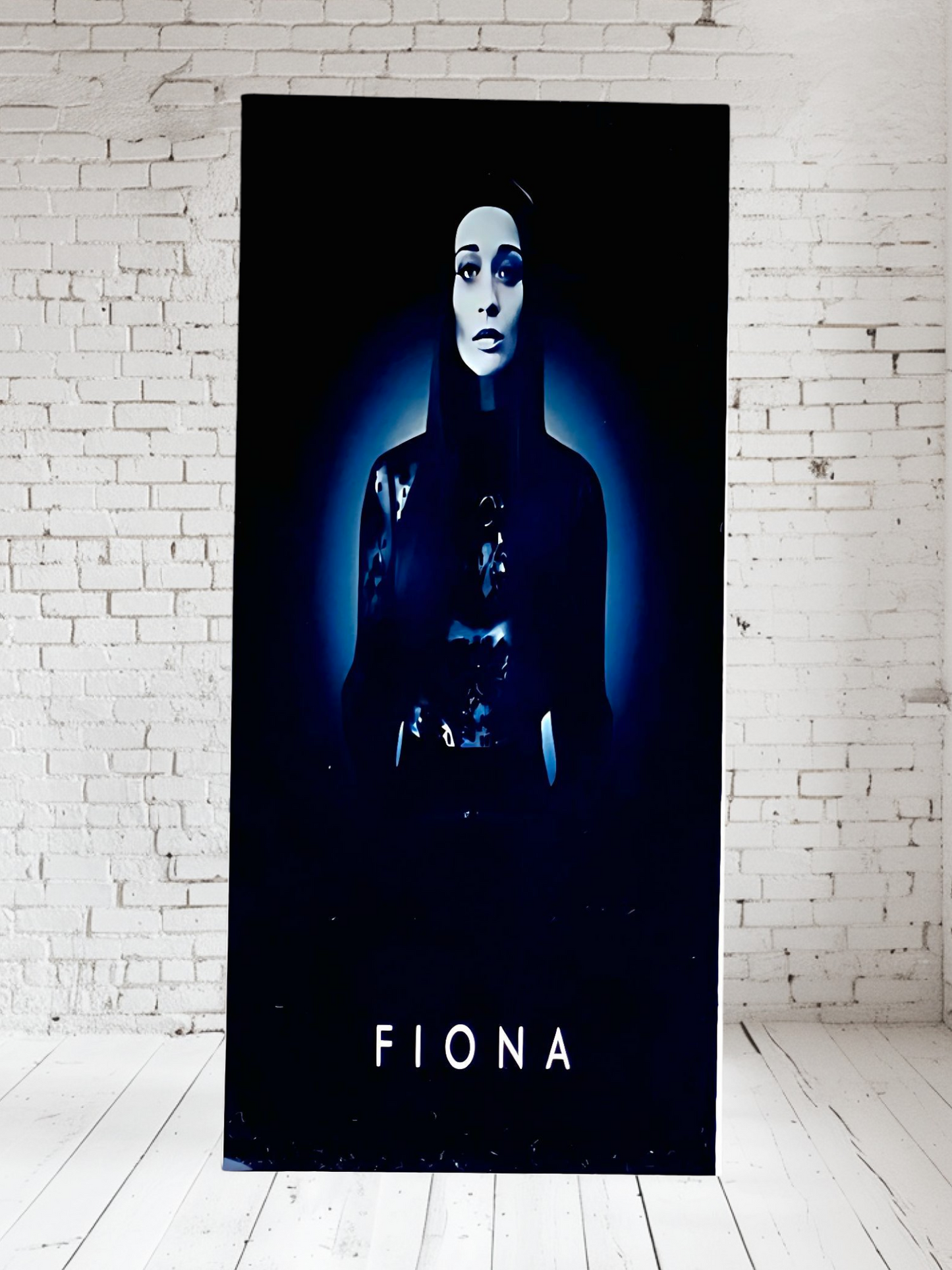 Fiona Apple Aluminum print. Black background. Multiple sizes available
