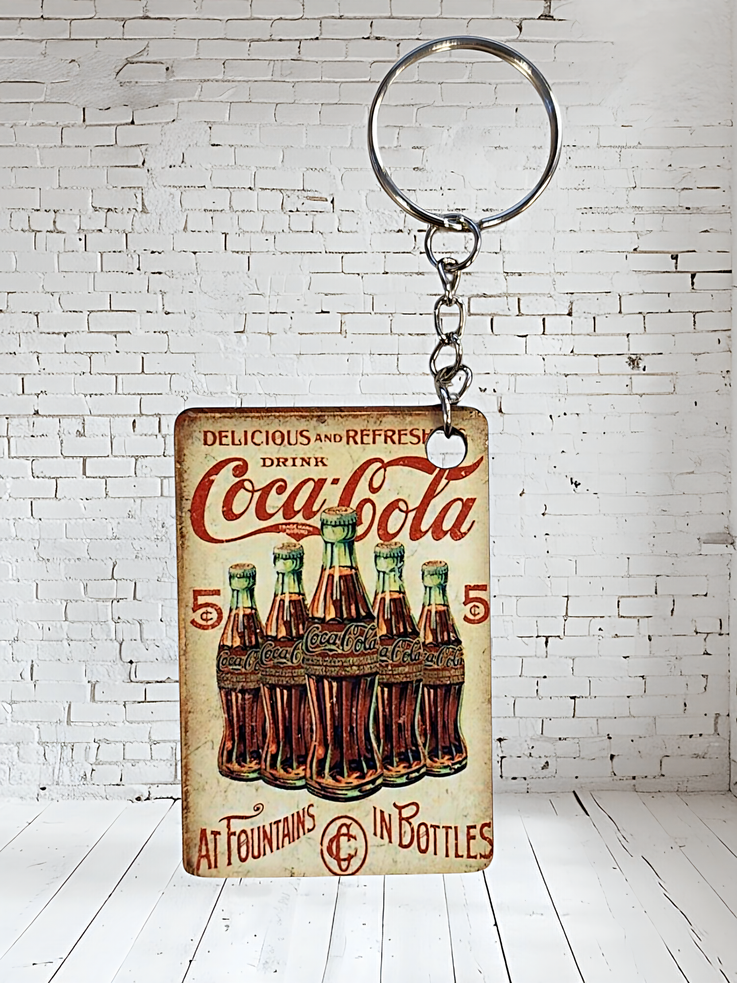 Vintage Advertising poster keychains. Multiple designs to choose from