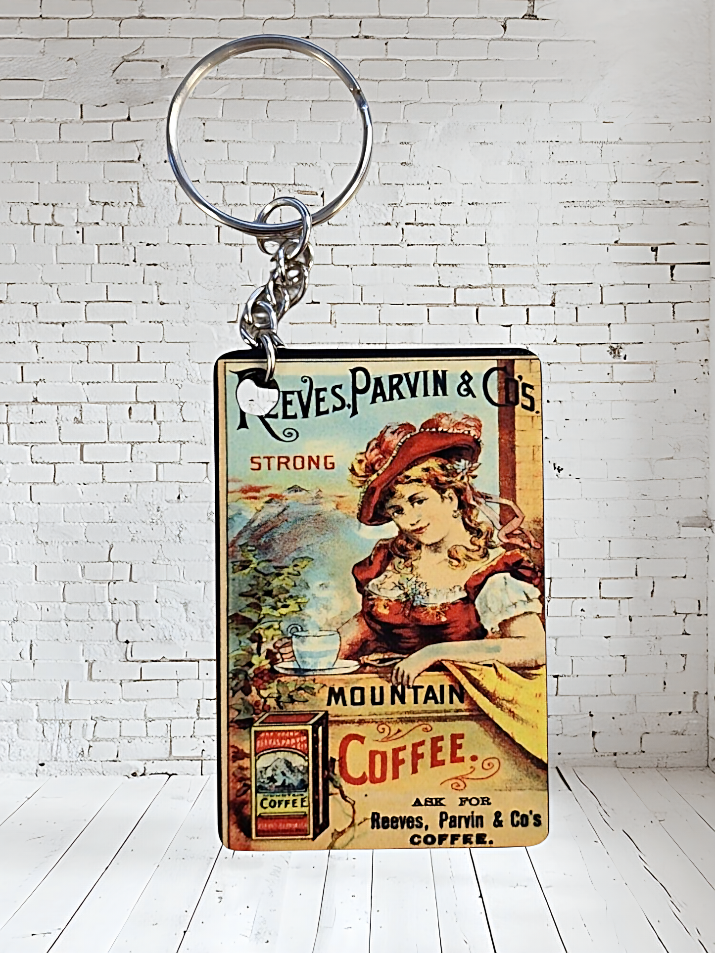 Vintage Advertising poster keychains. Multiple designs to choose from