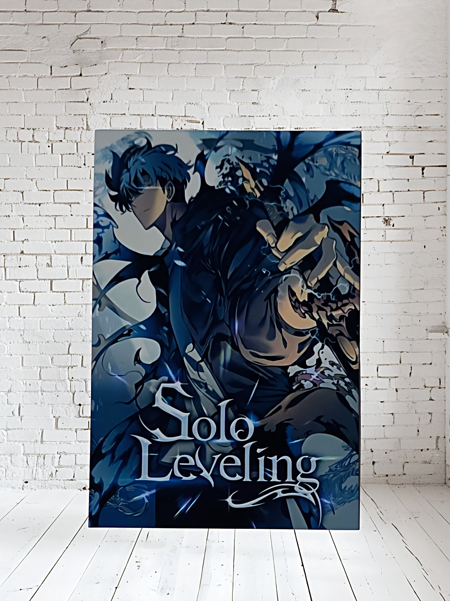 Anime Manga Posters on aluminum print with free shipping. Solo Leveling, Attack on Titan, One Piece and more