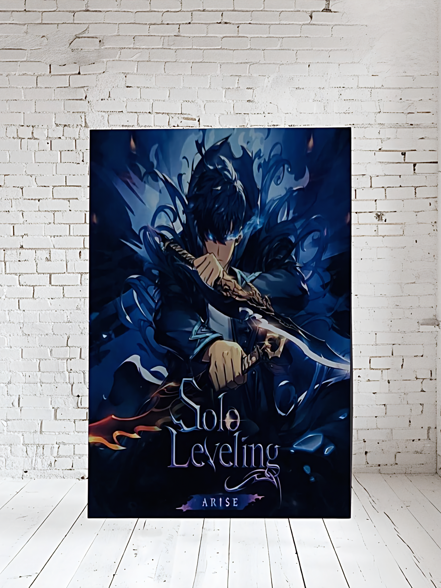 Anime Manga Posters on aluminum print with free shipping. Solo Leveling, Attack on Titan, One Piece and more