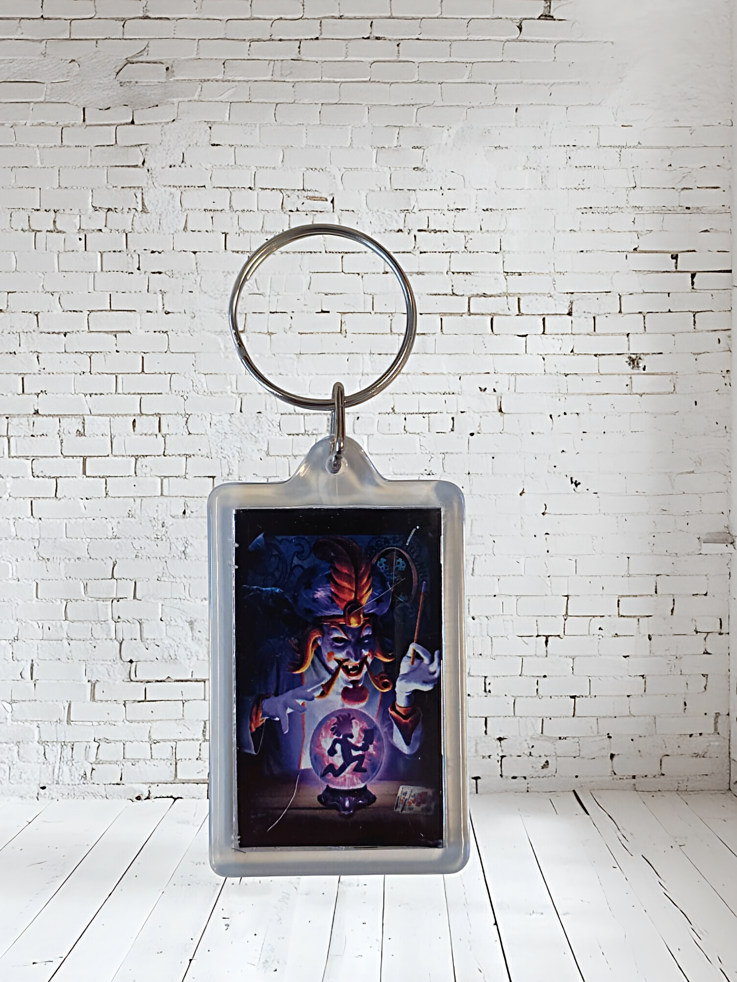 Insane Clown Posse Joker card keychains with metal prints encased. Plenty to choose from