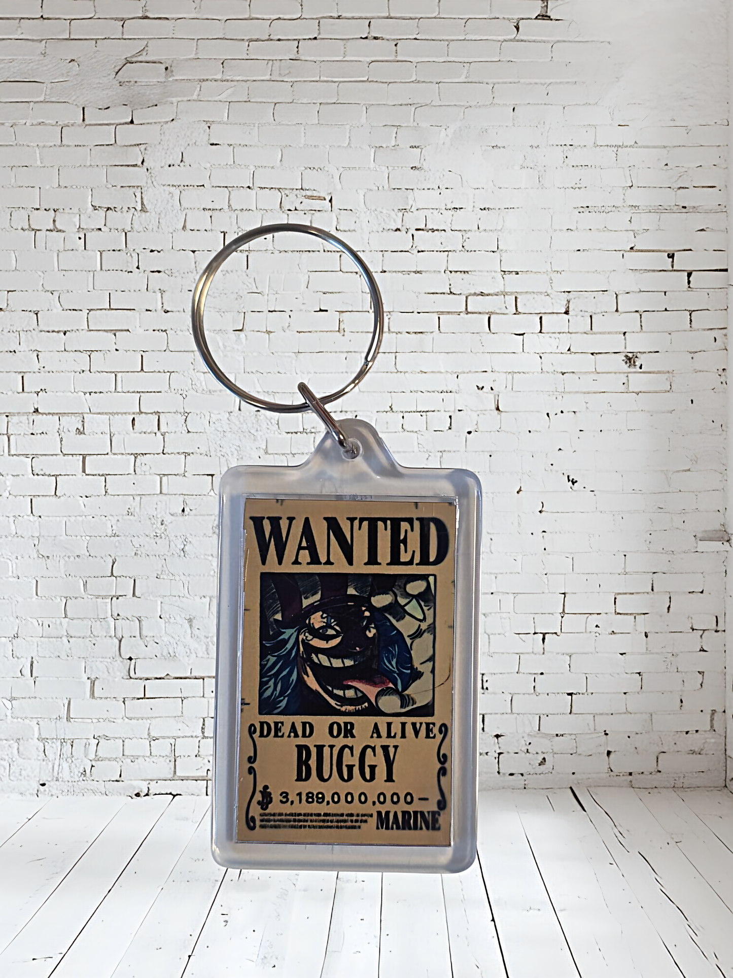 One Piece Anime series keychain with metal prints. Plenty to choose from, Monkey D Luffy and many more